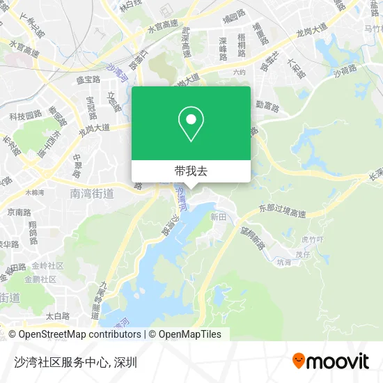沙湾社区服务中心地图