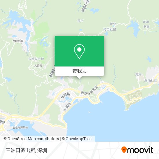 三洲田派出所地图