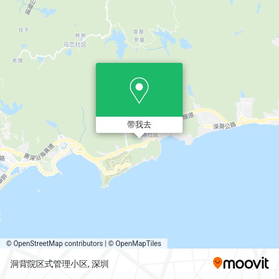 洞背院区式管理小区地图