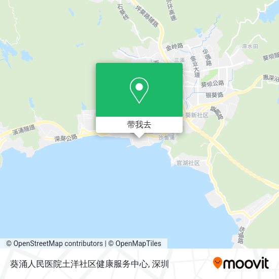 葵涌人民医院土洋社区健康服务中心地图