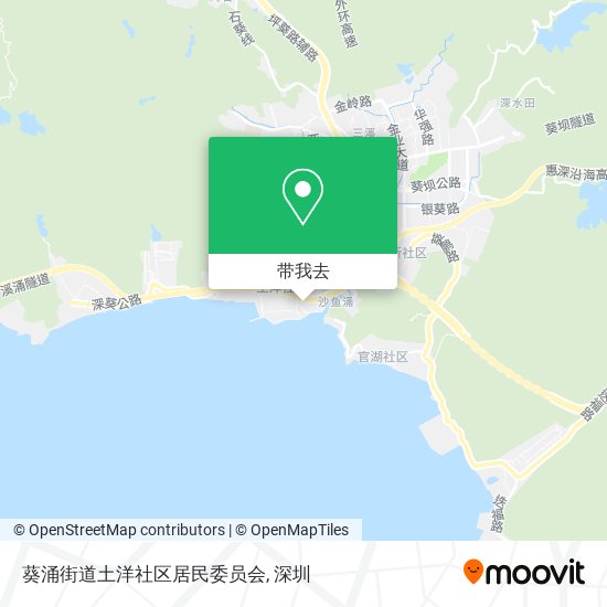 葵涌街道土洋社区居民委员会地图