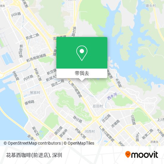 花慕西咖啡(前进店)地图