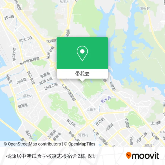 桃源居中澳试验学校凌志楼宿舍2栋地图