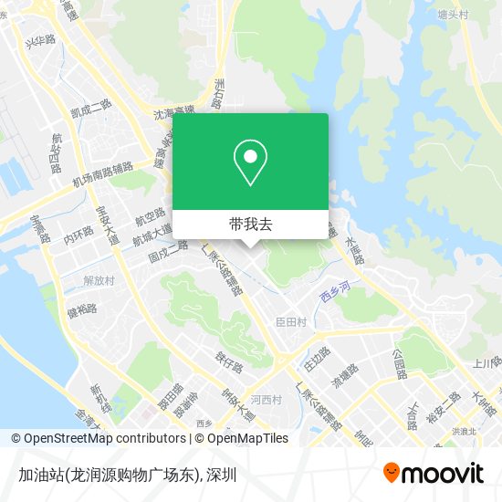 加油站(龙润源购物广场东)地图