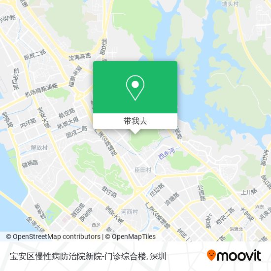 宝安区慢性病防治院新院-门诊综合楼地图