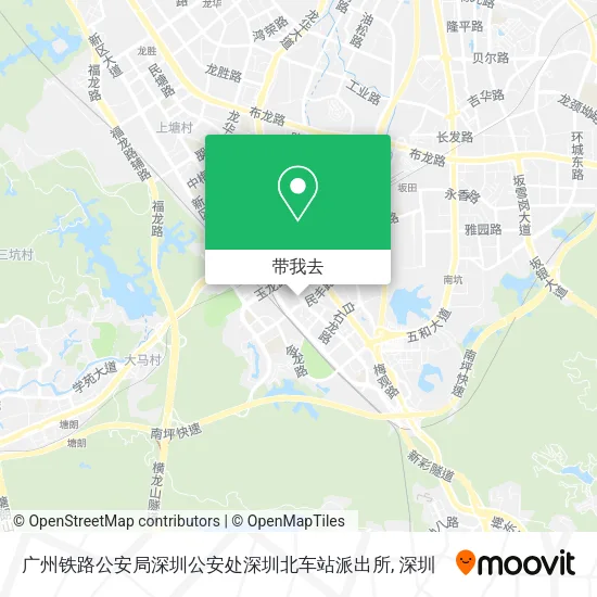 广州铁路公安局深圳公安处深圳北车站派出所地图