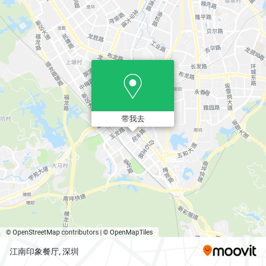 江南印象餐厅地图