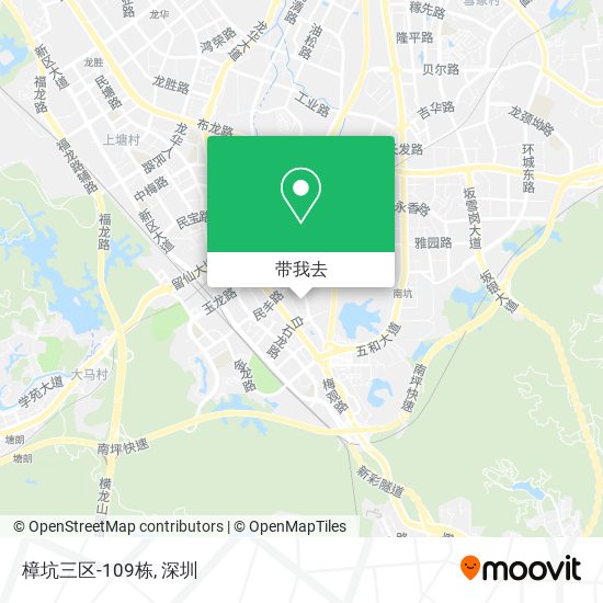 樟坑三区-109栋地图