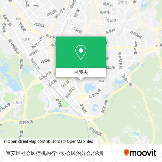 宝安区社会医疗机构行业协会民治分会地图
