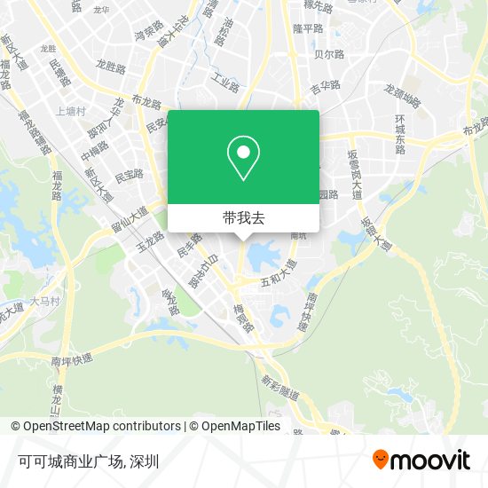可可城商业广场地图