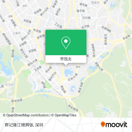 辉记隆江猪脚饭地图