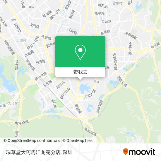 瑞草堂大药房汇龙苑分店地图