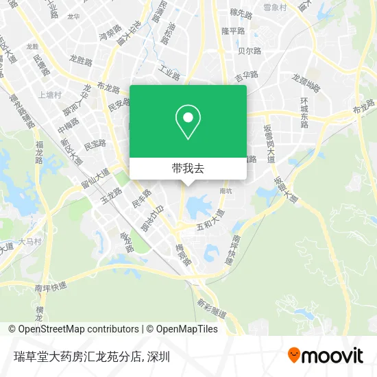 瑞草堂大药房汇龙苑分店地图