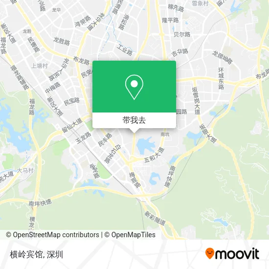 横岭宾馆地图