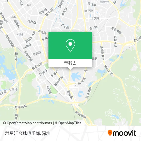 群星汇台球俱乐部地图