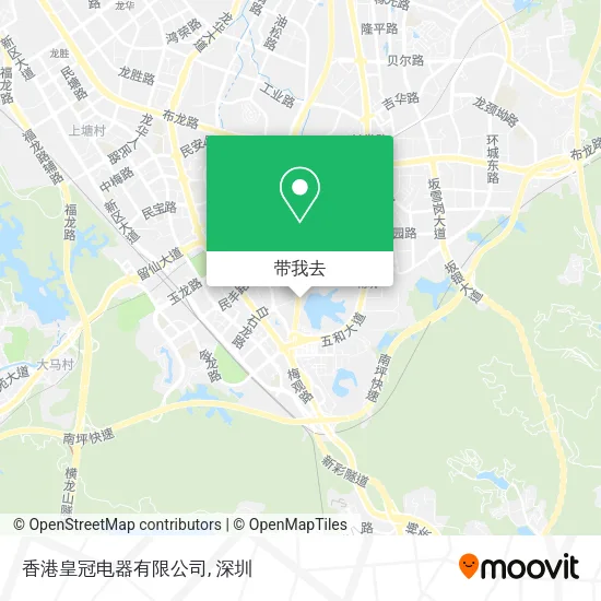 香港皇冠电器有限公司地图