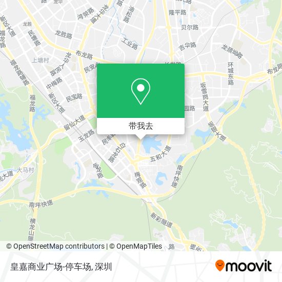 皇嘉商业广场-停车场地图
