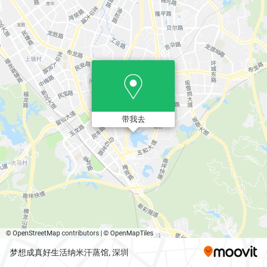 梦想成真好生活纳米汗蒸馆地图