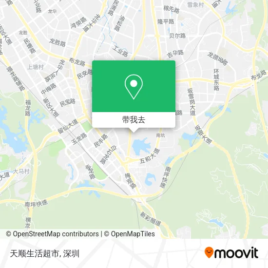 天顺生活超市地图