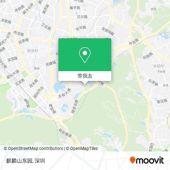 麒麟山东园地图