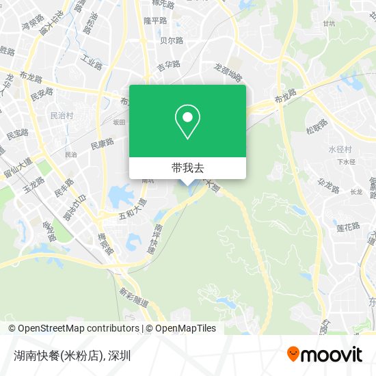 湖南快餐(米粉店)地图