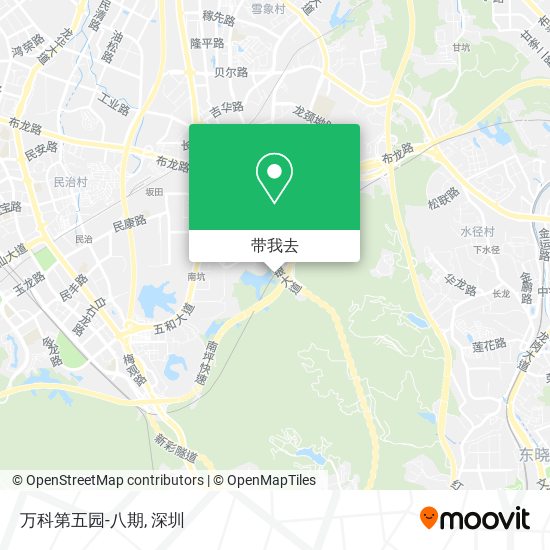 万科第五园-八期地图
