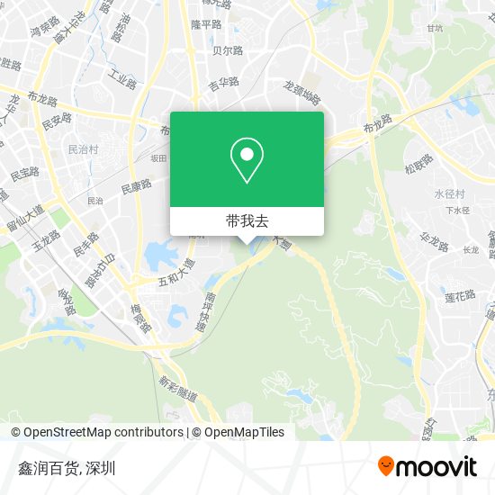 鑫润百货地图