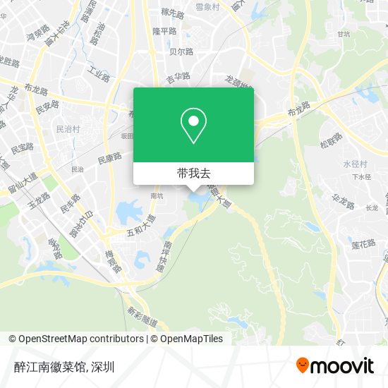 醉江南徽菜馆地图