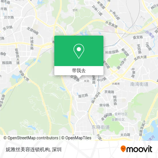 妮雅丝美容连锁机构地图