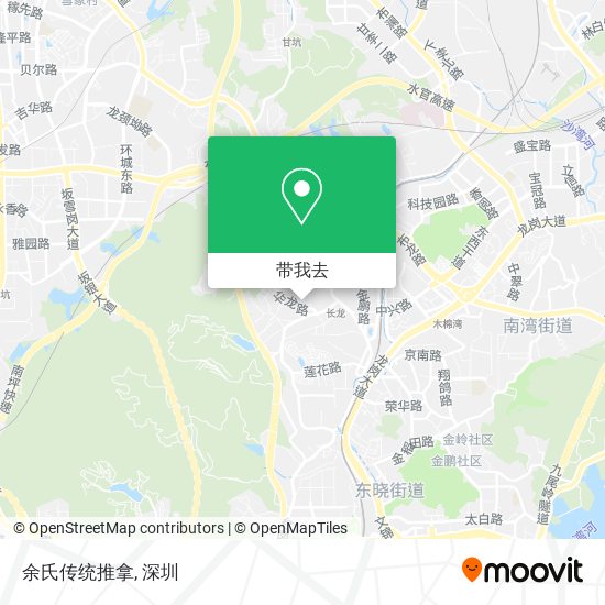 余氏传统推拿地图