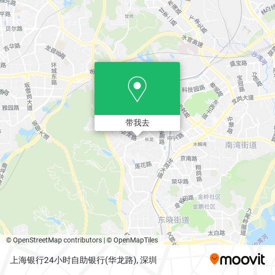 上海银行24小时自助银行(华龙路)地图