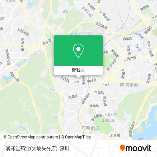 润泽堂药业(大坡头分店)地图