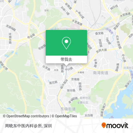 周晓东中医内科诊所地图