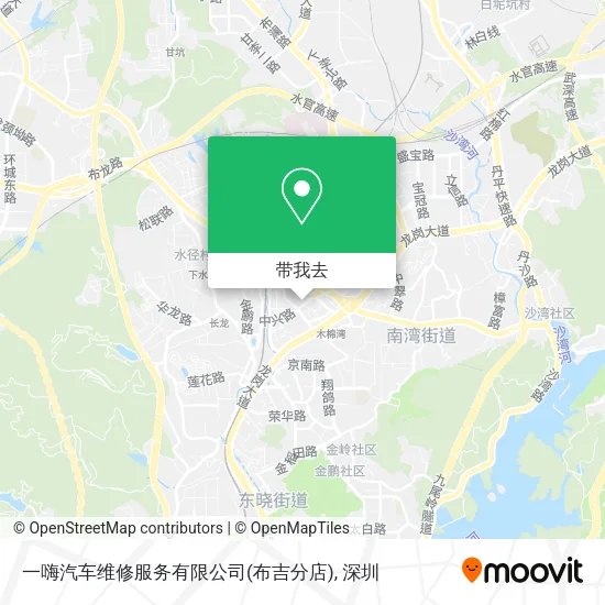 一嗨汽车维修服务有限公司(布吉分店)地图