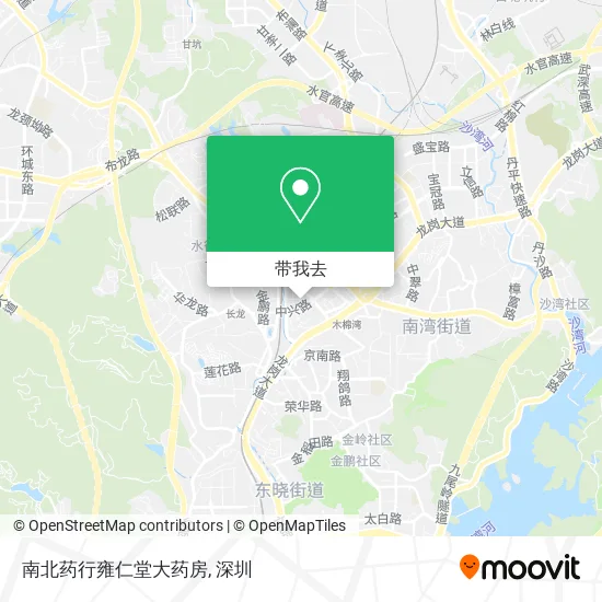 南北药行雍仁堂大药房地图
