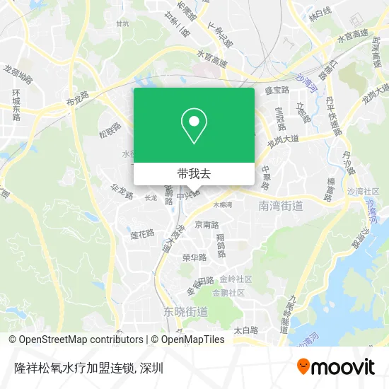 隆祥松氧水疗加盟连锁地图