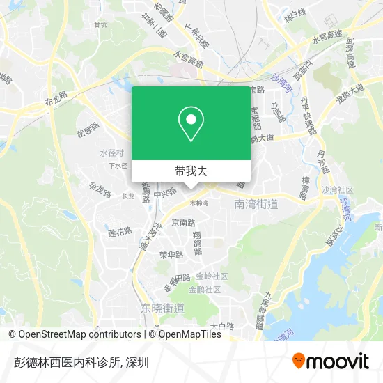 彭德林西医内科诊所地图