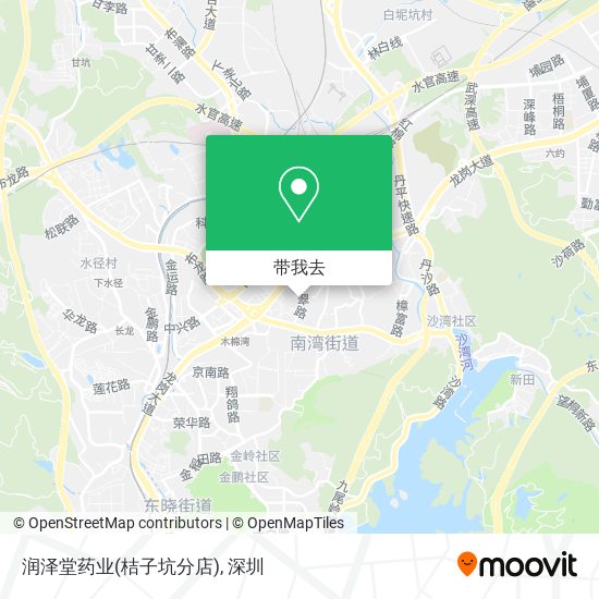 润泽堂药业(桔子坑分店)地图