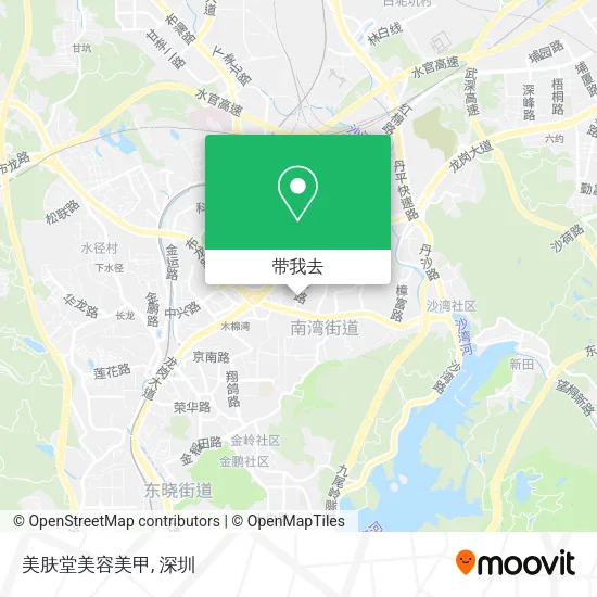 美肤堂美容美甲地图