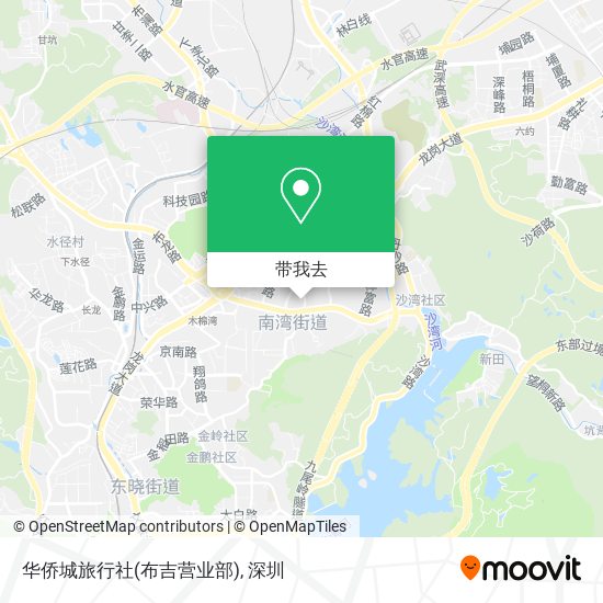 华侨城旅行社(布吉营业部)地图