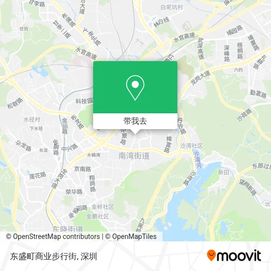东盛町商业步行街地图