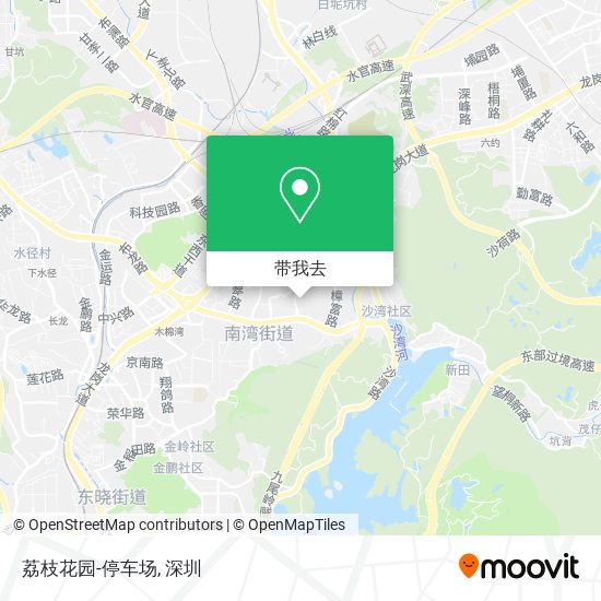 荔枝花园-停车场地图