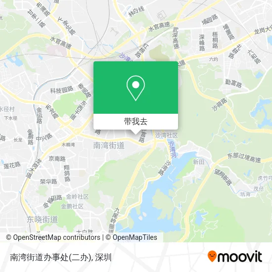 南湾街道办事处(二办)地图