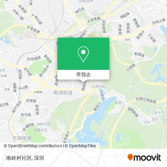 南岭村社区地图