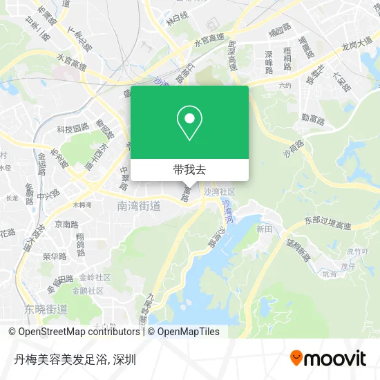 丹梅美容美发足浴地图