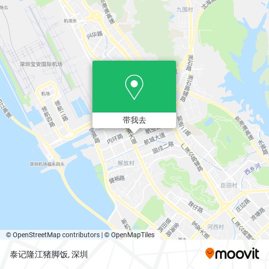 泰记隆江猪脚饭地图