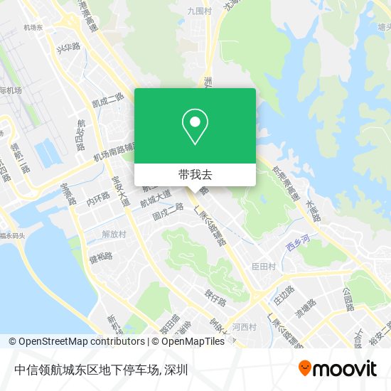 中信领航城东区地下停车场地图