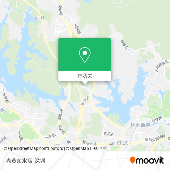 老黄卤水店地图