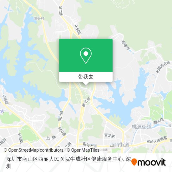 深圳市南山区西丽人民医院牛成社区健康服务中心地图