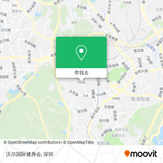 沃尔国际健身会地图